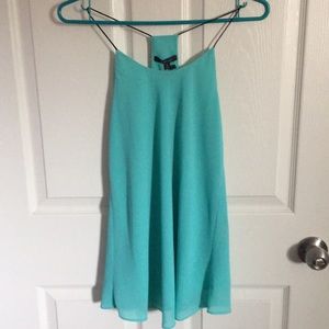 Teal blouse